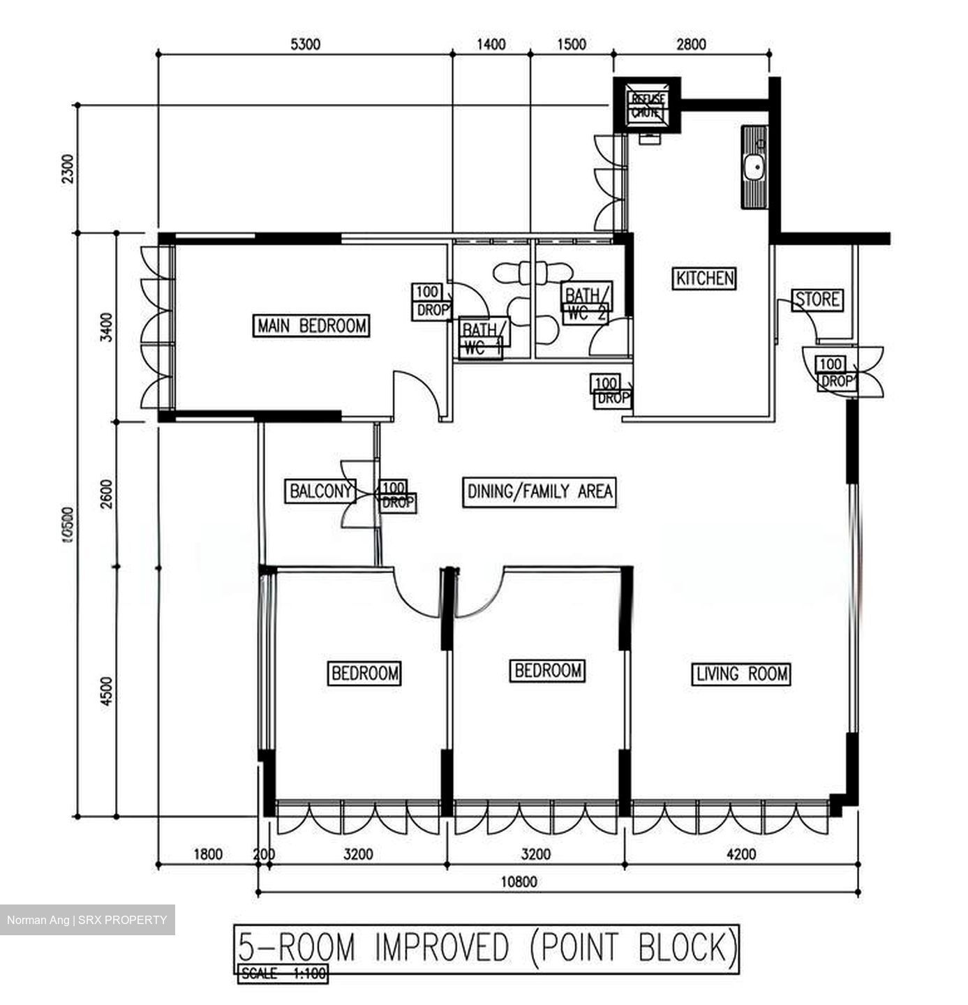 Blk 605 Clementi West Street 1 (Clementi), HDB 5 Rooms #522747291